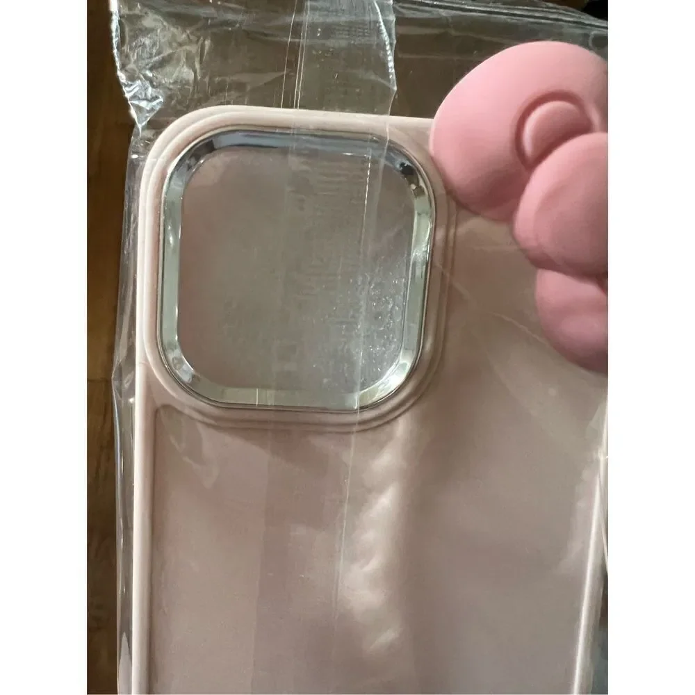 Hello Kitty Silicone I Phone Case Pink on Pink